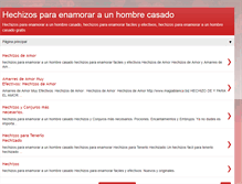 Tablet Screenshot of hechizosparaenamoraraunhombrecasado.blogspot.com