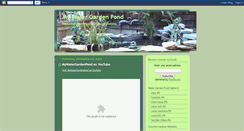 Desktop Screenshot of mywatergardenpond.blogspot.com
