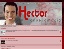 Tablet Screenshot of hectorlanuevamagia.blogspot.com