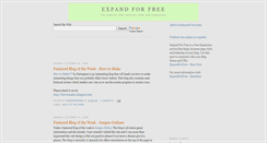 Desktop Screenshot of expandforfree.blogspot.com
