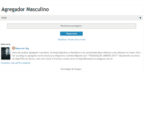 Tablet Screenshot of agregadormasculino.blogspot.com
