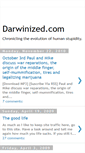 Mobile Screenshot of darwinized.blogspot.com