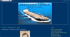 Desktop Screenshot of japanlinevessels.blogspot.com