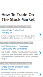 Mobile Screenshot of how-to-trade-on-stock-market.blogspot.com