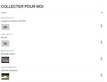 Tablet Screenshot of collecterpourmoi.blogspot.com