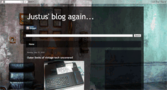 Desktop Screenshot of justusblogagain.blogspot.com