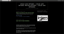 Desktop Screenshot of injencoldairintake.blogspot.com