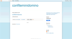 Desktop Screenshot of confiteminidomino.blogspot.com