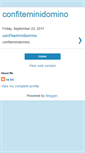 Mobile Screenshot of confiteminidomino.blogspot.com