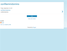 Tablet Screenshot of confiteminidomino.blogspot.com