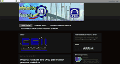 Desktop Screenshot of informaticapresenteuneg.blogspot.com