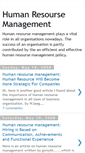 Mobile Screenshot of human-resourse-management.blogspot.com