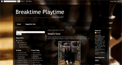 Desktop Screenshot of breaktimeplaytime.blogspot.com