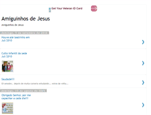 Tablet Screenshot of amiguinhosdejesus-gilca.blogspot.com