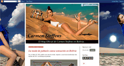 Desktop Screenshot of carmensteffensbolivia.blogspot.com