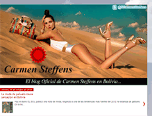 Tablet Screenshot of carmensteffensbolivia.blogspot.com