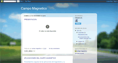 Desktop Screenshot of campomagnetico10.blogspot.com