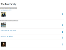 Tablet Screenshot of foxden-tylerandlisa.blogspot.com