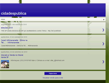 Tablet Screenshot of cidadespublica.blogspot.com