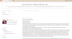 Desktop Screenshot of havothsthoughts.blogspot.com