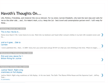 Tablet Screenshot of havothsthoughts.blogspot.com