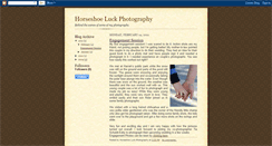 Desktop Screenshot of horseshoeluckphotography.blogspot.com