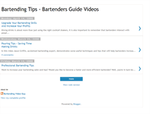 Tablet Screenshot of bartending-tips.blogspot.com