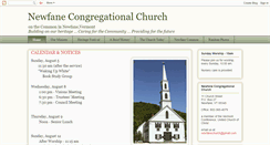 Desktop Screenshot of newfanechurch.blogspot.com