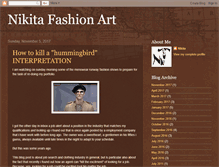 Tablet Screenshot of nikita-fashion-art.blogspot.com