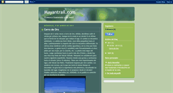 Desktop Screenshot of mayantrail.blogspot.com