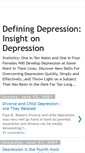 Mobile Screenshot of definingdepression.blogspot.com