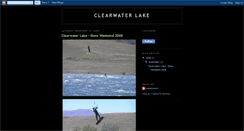 Desktop Screenshot of clearwaterlake.blogspot.com