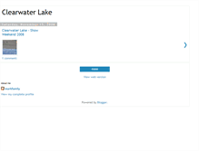 Tablet Screenshot of clearwaterlake.blogspot.com