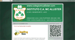 Desktop Screenshot of colegiomcallister.blogspot.com