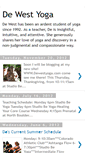Mobile Screenshot of dewestyoga.blogspot.com