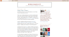 Desktop Screenshot of biblioaddict.blogspot.com