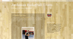 Desktop Screenshot of jordanianbasketballlovers.blogspot.com