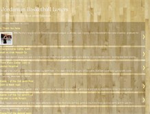 Tablet Screenshot of jordanianbasketballlovers.blogspot.com