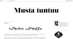 Desktop Screenshot of mmmustatuntuu.blogspot.com