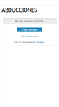 Mobile Screenshot of abduccioness.blogspot.com