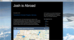 Desktop Screenshot of joshisabroad.blogspot.com