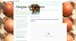 Desktop Screenshot of alergiasalimentares.blogspot.com