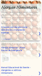 Mobile Screenshot of alergiasalimentares.blogspot.com