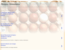 Tablet Screenshot of alergiasalimentares.blogspot.com