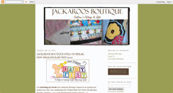 Desktop Screenshot of jackaroosboutique.blogspot.com