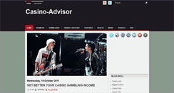 Desktop Screenshot of casino-advisor.blogspot.com