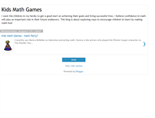 Tablet Screenshot of kidsmathgames.blogspot.com
