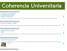 Tablet Screenshot of coherencia-pucp.blogspot.com