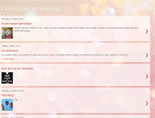 Tablet Screenshot of farhanahmohamad.blogspot.com