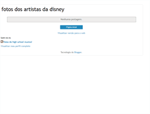 Tablet Screenshot of disneyartistas.blogspot.com